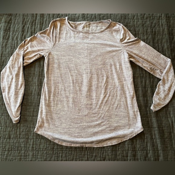 Zella Tops - Z By Zella Activewear Long Sleeve Athletic Top Heathered Lavender Size M